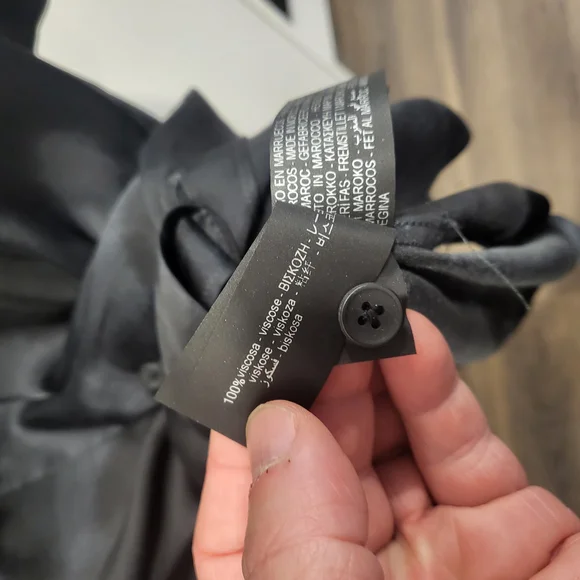 Zara Black Casual Button Down Shirt - Picture 2 of 3